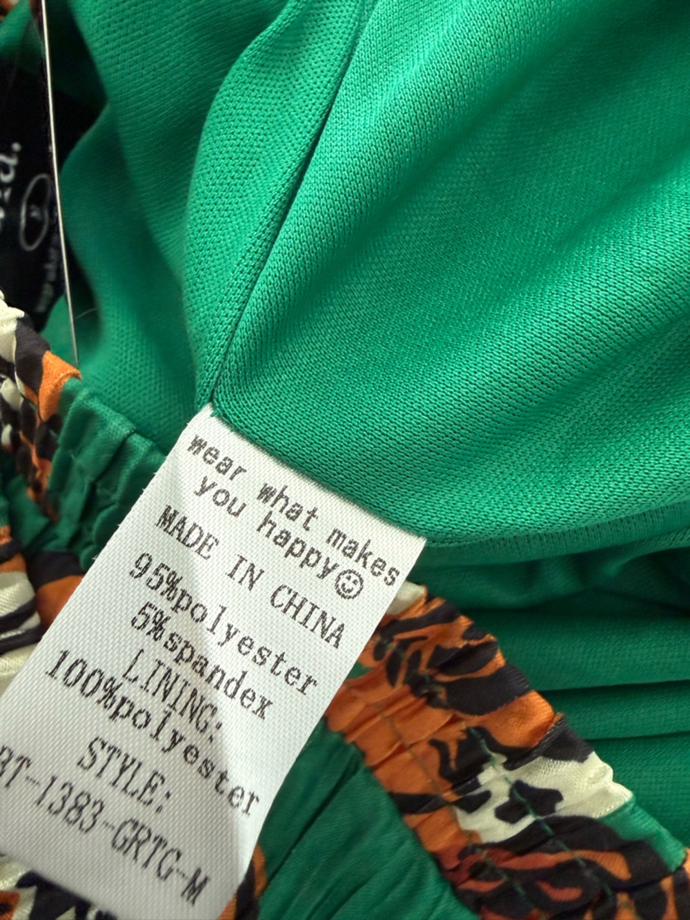 Dressed in Lala Santorini Midi Plisse Pleated Skirt in Green Tiger Tales Print - Picture 12 of 12